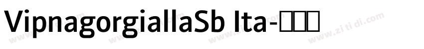 VipnagorgiallaSb Ita字体转换
